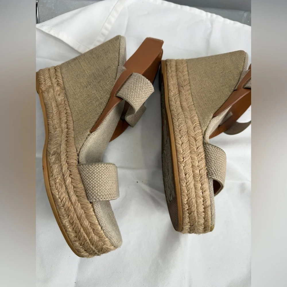 Tory Burch‎ Tan Espadrille Sandals